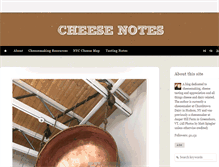 Tablet Screenshot of cheesenotes.com